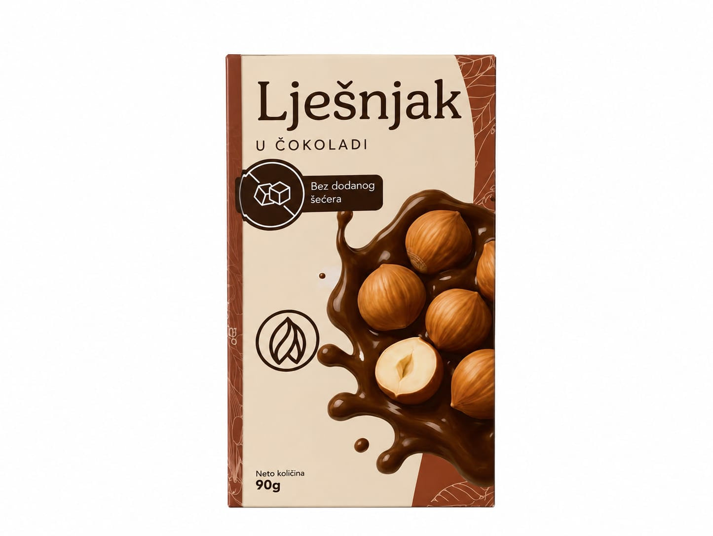 Lješnjak U Čokoladi Bez Dodanog Šećera