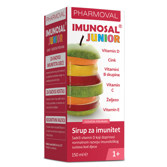 Moj webshop | Pharmoval Imunosal Junior Sirup za Razvoj i Imunitet 150 ml