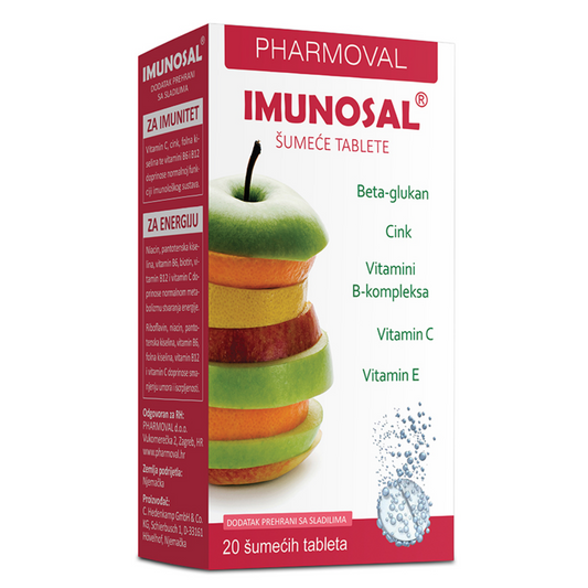 Moj webshop | Pharmoval Imunosal Šumeće Tablete za Djecu i Odrasle 20 tableta