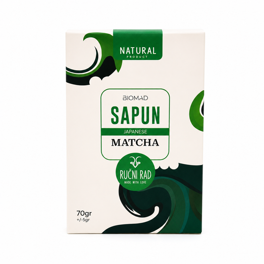 Biomad Matcha Élixir Premium Ručno Rađeni Sapun