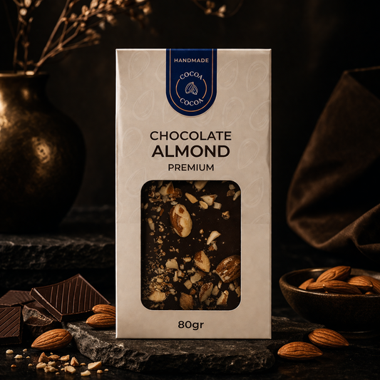 Chocolate Almond Prestige Premium Ručno Rađena Čokolada