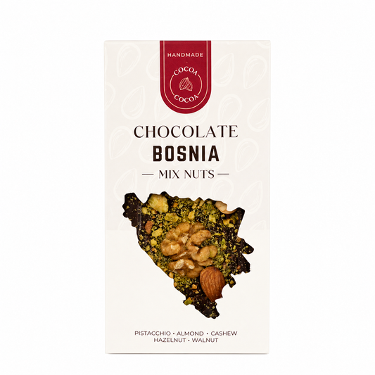 Chocolate Bosnia Signature Premium Mix Nuts Delicija  Ručno Rađena Čokolada