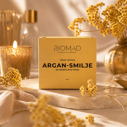 Biomad Argan-Smilje Élixir Premium Anti-Age Krema
