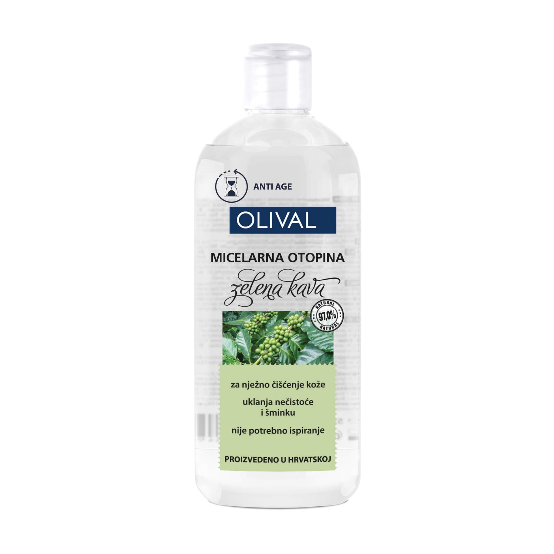 Moj webshop | Olival Zelena Kava Anti Age Micelarna Otopina 200 ml.
